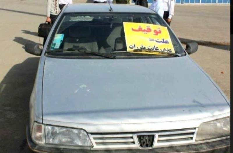 برخوردپلیس باخودروهای فاقد پلاک در جيرفت